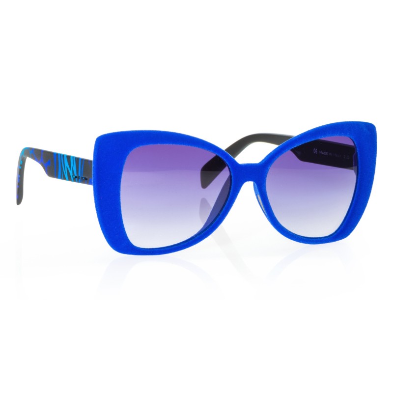 Italia Independent Sunglasses I-PLASTIK - 0904V.022.ZEB Blue Multicolor