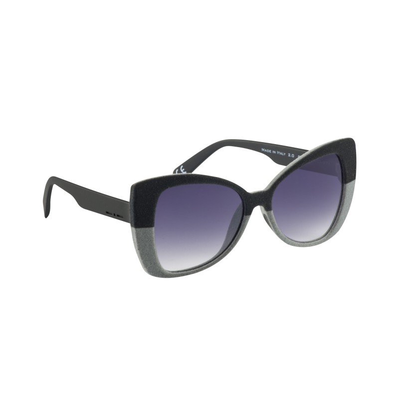 Italia Independent Sunglasses I-PLASTIK - 0904V2.009.071 Black Grey