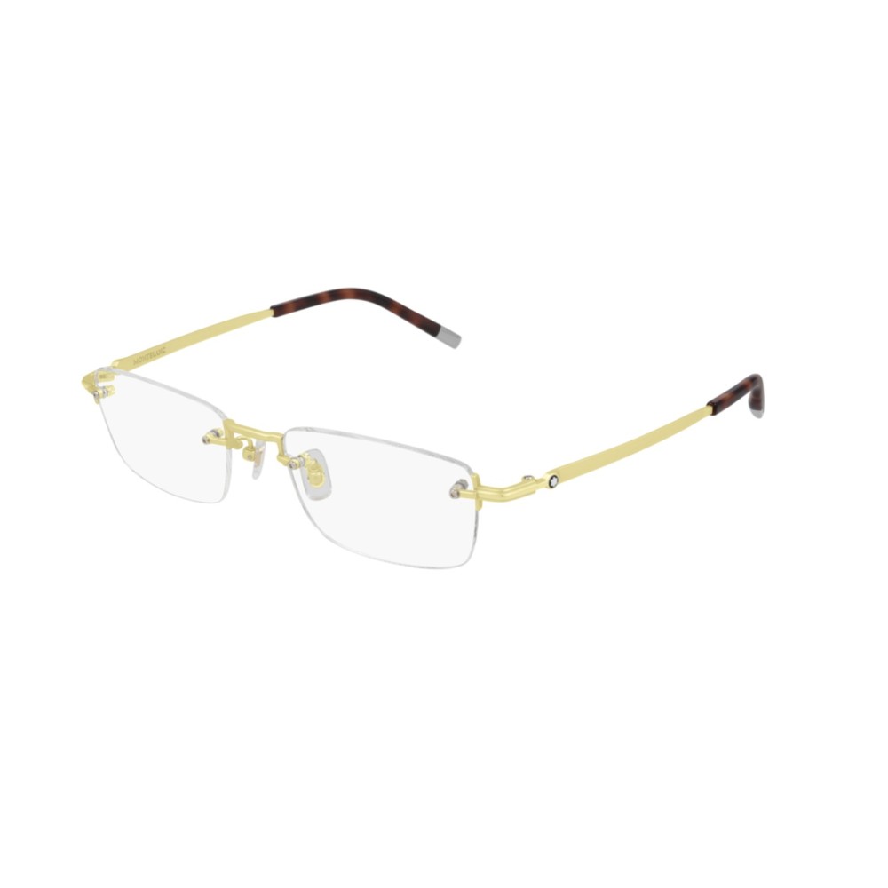 Montblanc MB0132O - 003 Gold | Eyeglasses Man