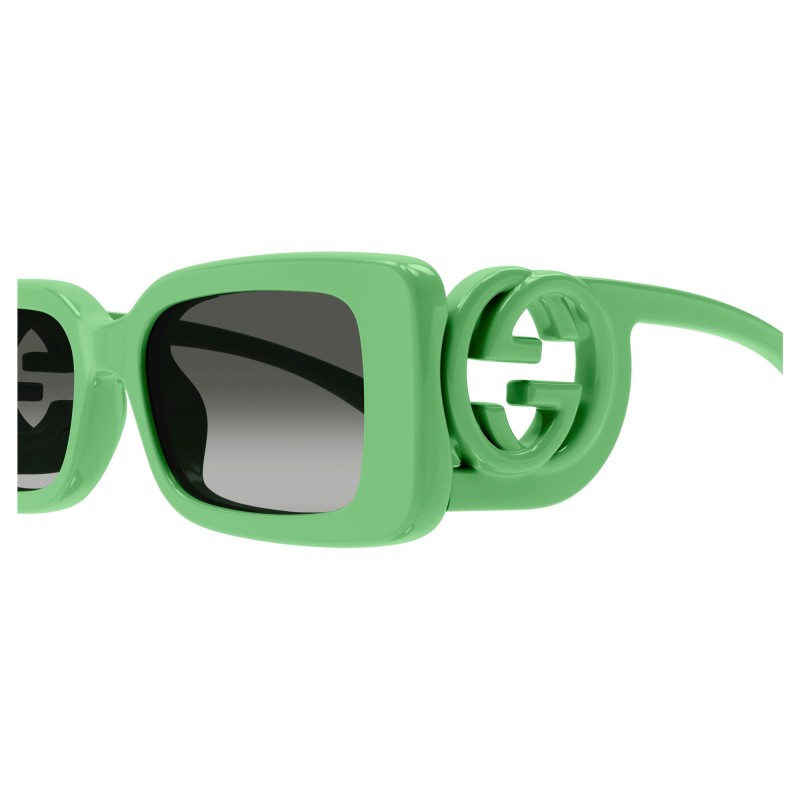 Gucci GG1325S 004 Green Sunglasses Woman