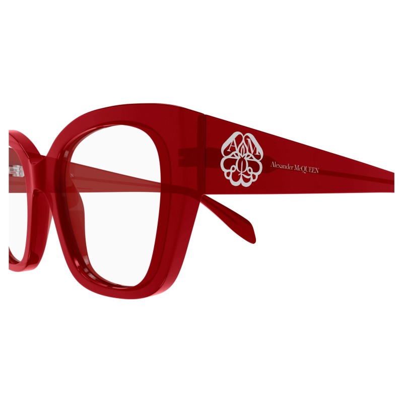 Alexander McQueen AM0379O - 003 Red | Eyeglasses Woman