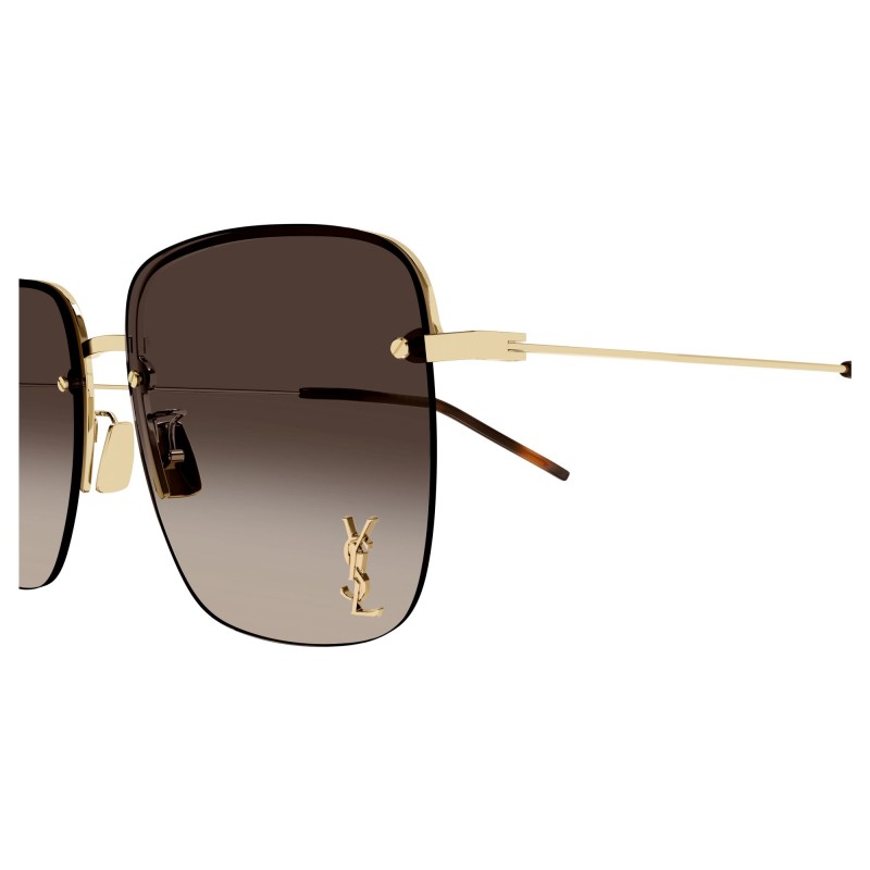 Saint Laurent SL 312 M-006 58 Brown & Gold Sunglasses
