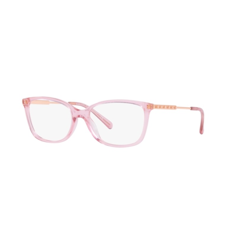Michael Kors MK 4092 Pamplona 3101 Transparent Pink | Eyeglasses Woman