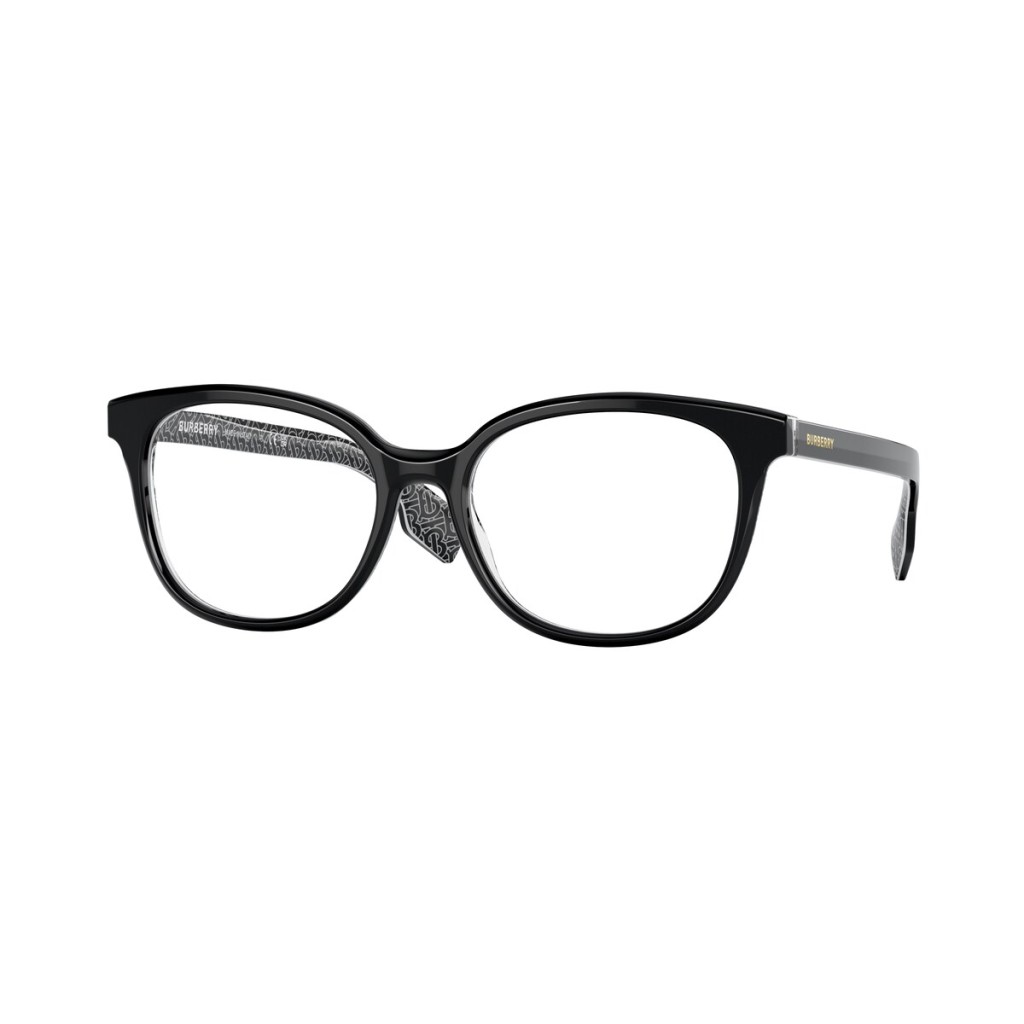 Burberry BE 2291 - 3977 Black Print Tb Crystal | Eyeglasses Woman