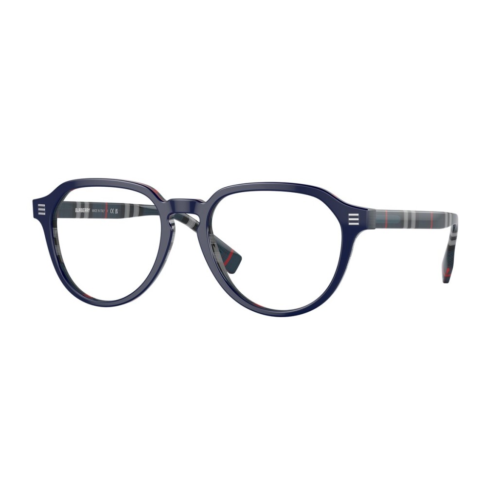 Burberry BE 2368 Archie 3956 Top Blue On Navy Check | Eyeglasses Man