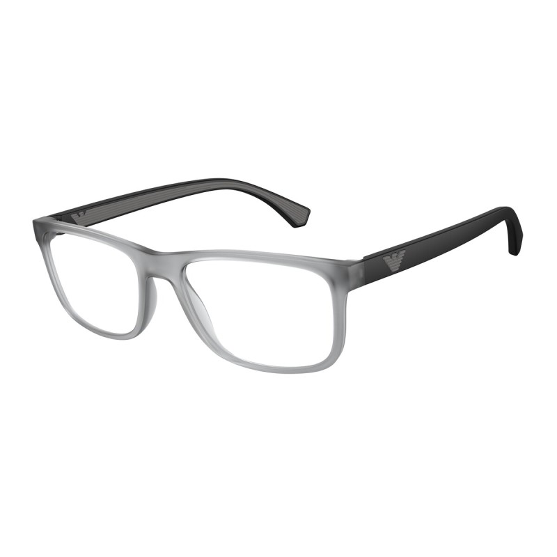 ontwerp Aanvulling toelage Emporio Armani EA 3147 - 5012 Matte Transparent Grey | Eyeglasses Man