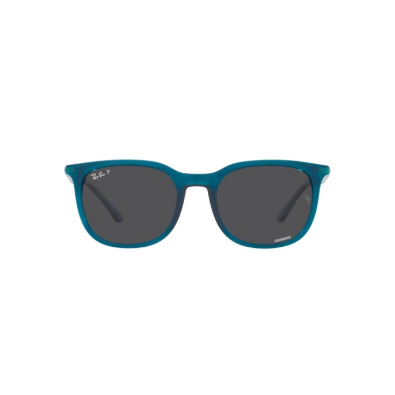 Ray-Ban RB 4386 - 6651K8 Transparent Turquoise | Sunglasses Unisex