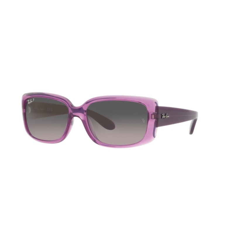 Ray-Ban RB 4389 - 6443M3 Transparent Violet | Sunglasses Woman