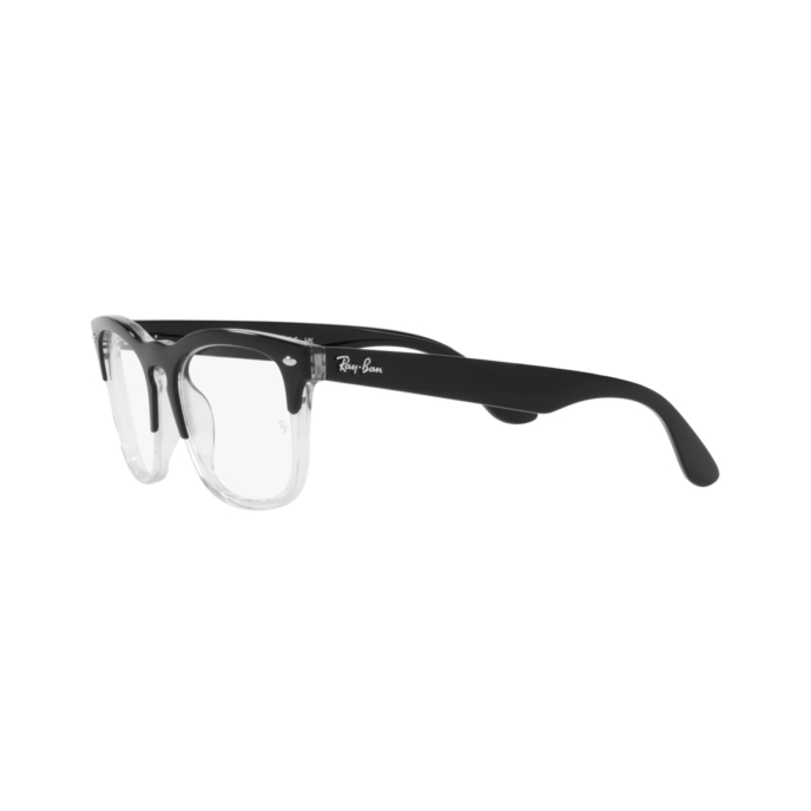Ray-Ban RX 4487V Steve 8193 Black On Transparent | Eyeglasses Unisex