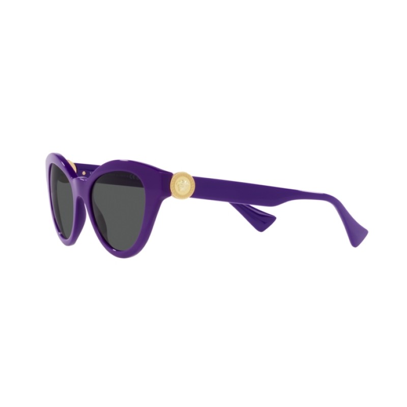 Versace VE4425U 54191A Sunglasses Purple Transparent/Violet Rectangle Shape  54mm | EyeSpecs.com