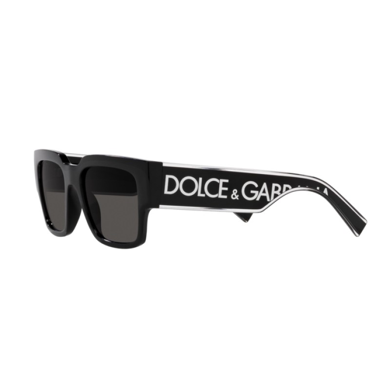 Dolce & Gabbana DG 6184 Black Sunglasses | Man 501/87 