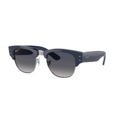 Ray-ban RB 0316S Mega Clubmaster 136678 Blue On Silver