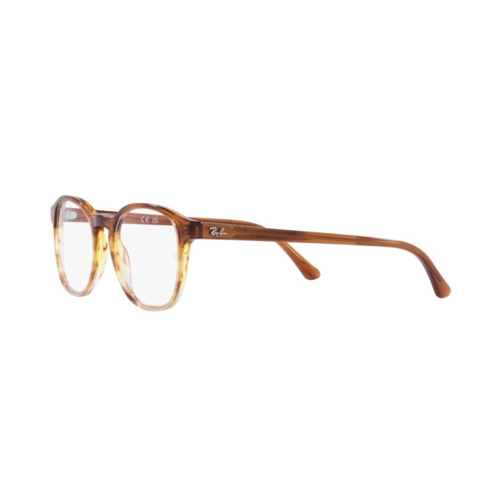 Ray-ban RX 5417 - 8253 Striped Brown & Yellow | Eyeglasses Unisex