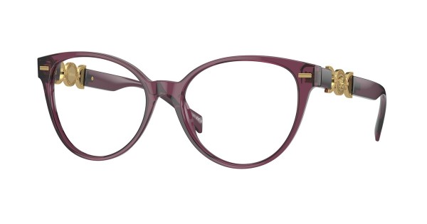 Versace VE 3334 - 5220 Transparent Violet | Eyeglasses Woman