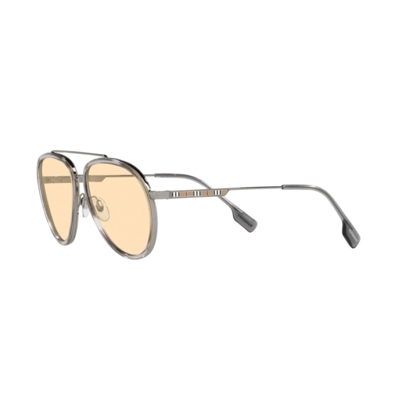 Burberry Mirrored Steel Aviator Sunglasses In Brown Mirror Rose Gold |  ModeSens