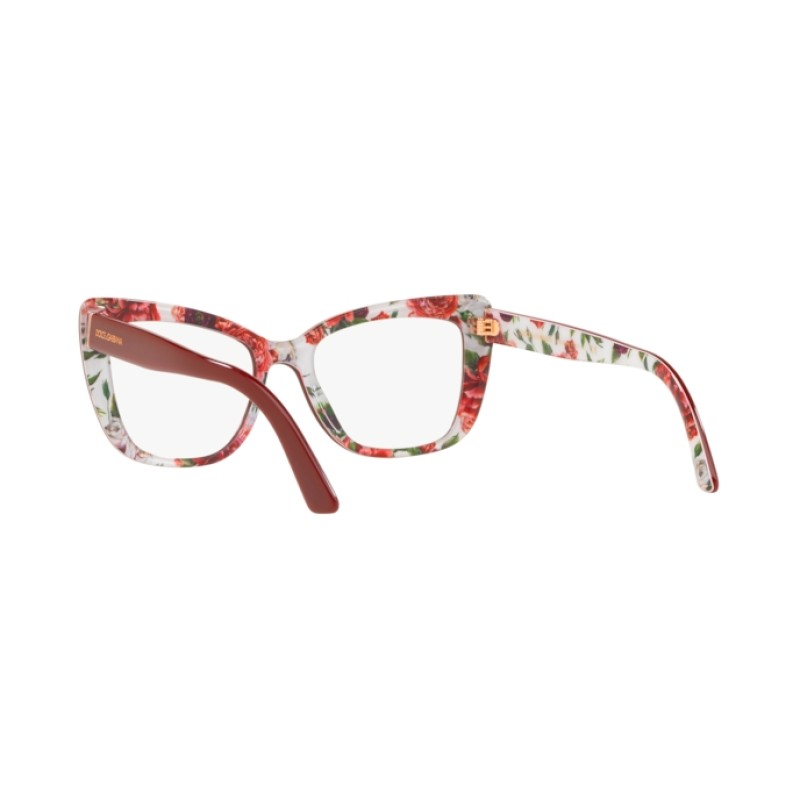 Dolce & Gabbana DG 3308 - 3202 Bordeaux / Rose And Peony