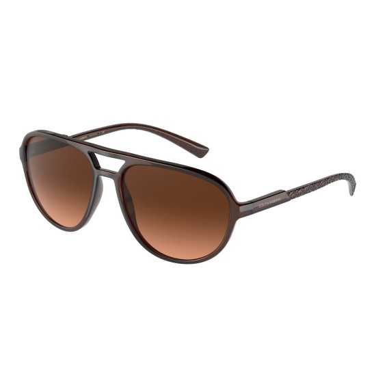 Dolce & Gabbana DG 6150 - 329578 Transparent Tobacco | Sunglasses Man
