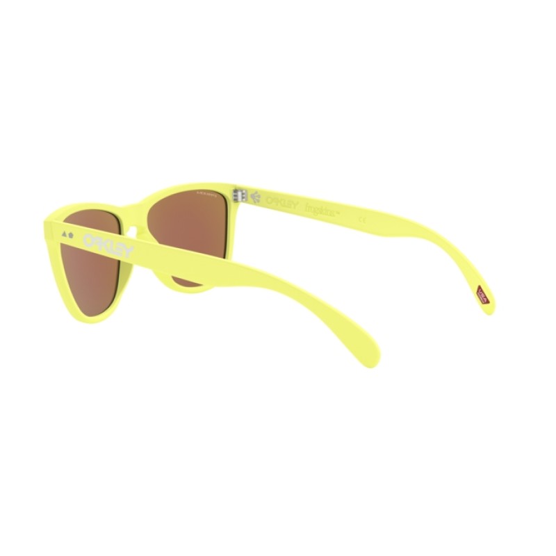 Oakley OO 9444 Frogskins 35th 944403 Matte Neon Yellow | Sunglasses Man