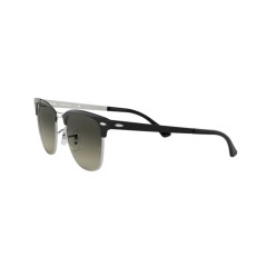 Ray-Ban RB 3716 Clubmaster Metal 900471 Silver Top Black