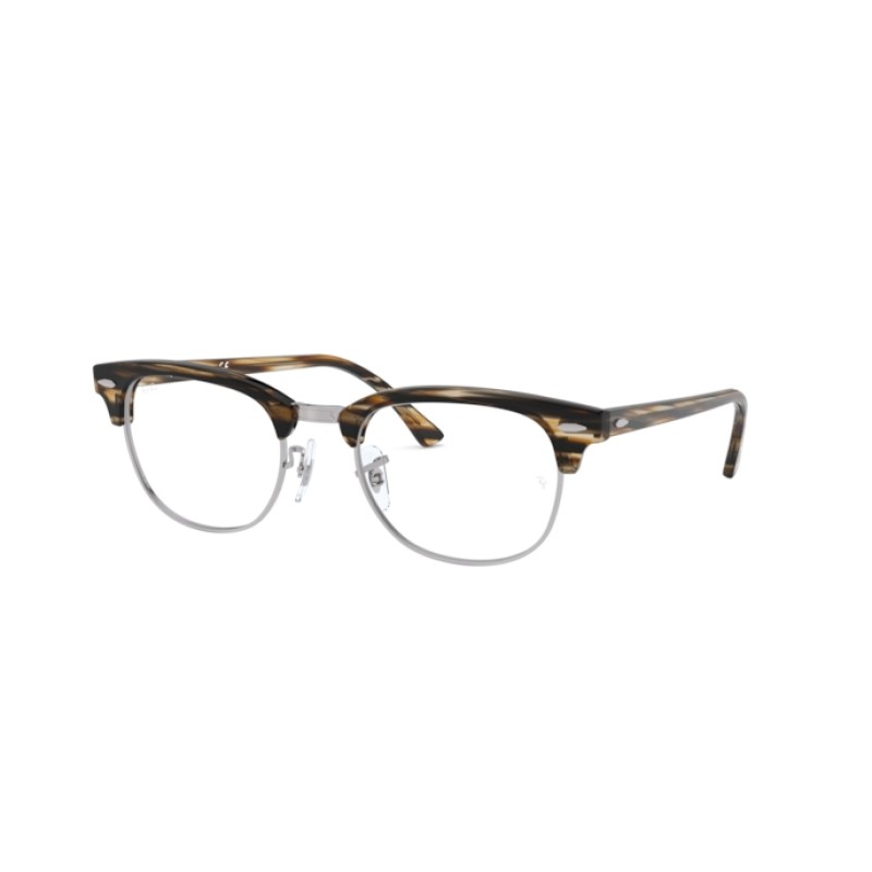Ray-Ban RX 5154 Clubmaster 5749 Brown-grey Stripped