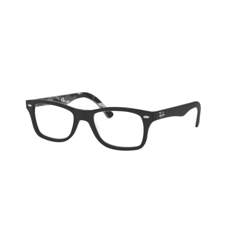 Ray-Ban RX 5228 - 5405 Top Mat Black On Tex Camuflage