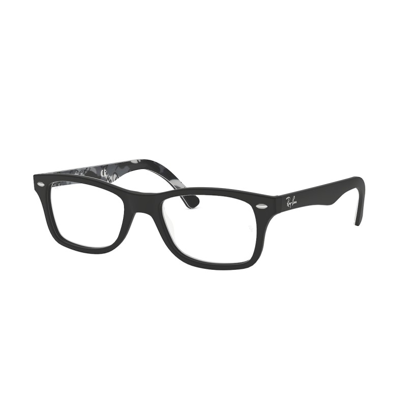 Ray-Ban RX 5228 - 5405 Top Mat Black On Tex Camuflage
