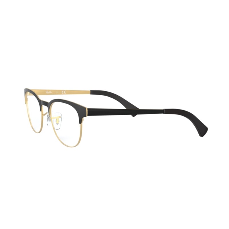 Ray-Ban RX 6317 - 2833 Top Black On Matte Gold