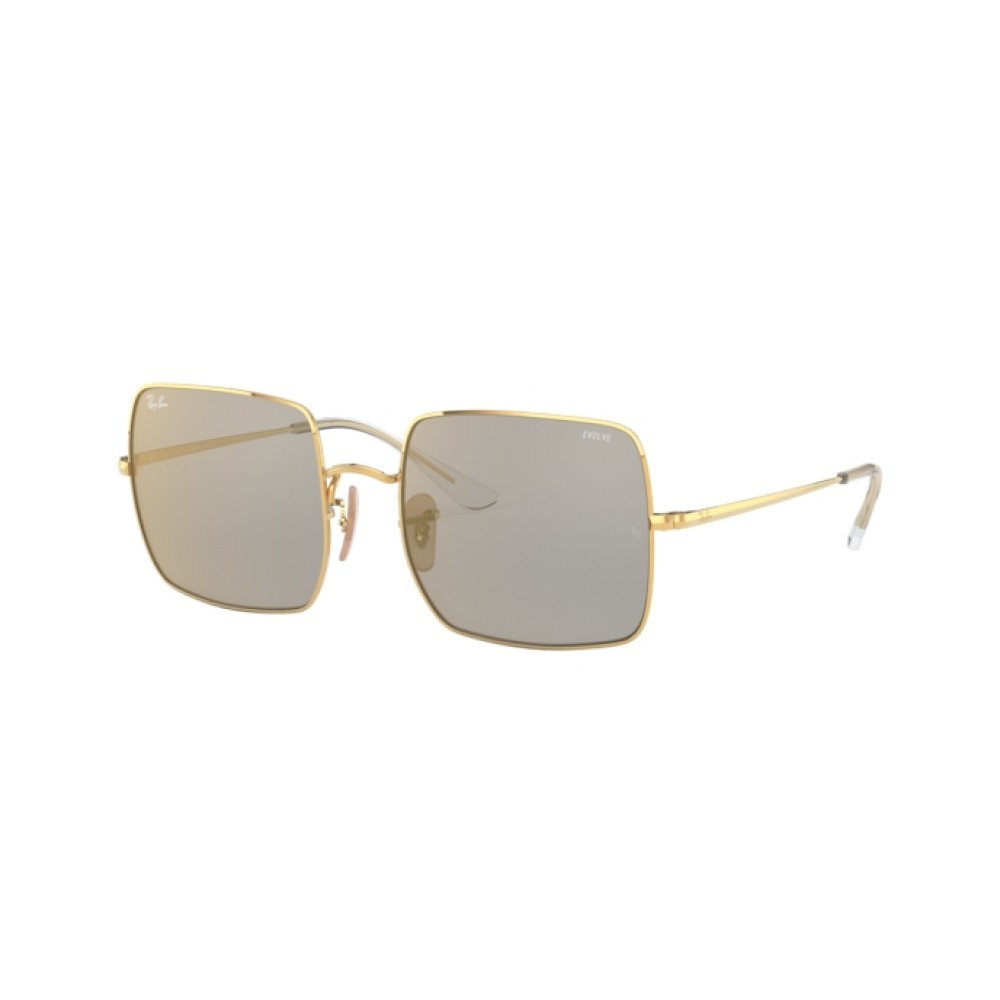 Ray-Ban RB 1971 Square 001/B3 Shiny Gold | Sunglasses Woman
