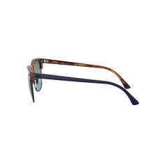Ray-Ban RB 3016 Clubmaster 1278T6 Top Blue On Havana Red