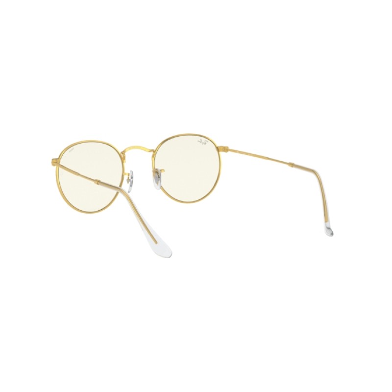 Ray-Ban RB 3447 Round Metal 9196BL Legend Gold