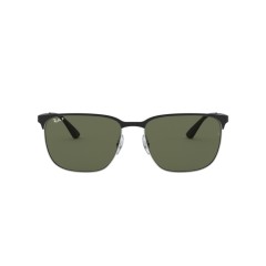 Ray-Ban RB 3569 - 90049A Silver Top Shiny Black