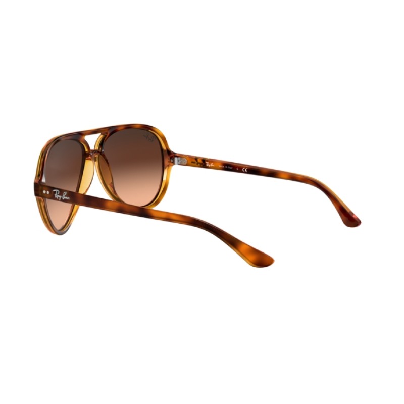 Ray-Ban RB 4125 Cats 5000 820/A5 Stripped Havana