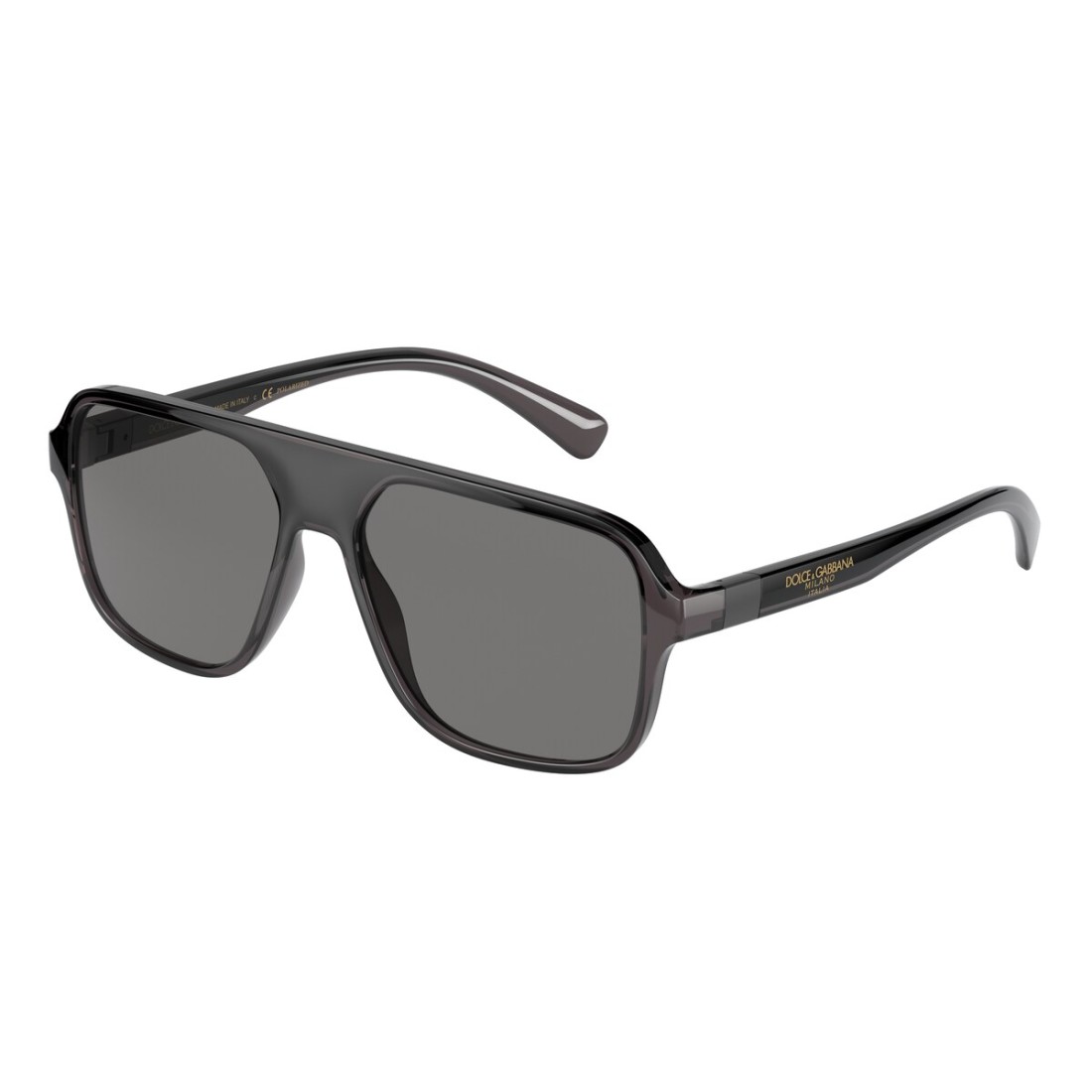 Dolce & Gabbana DG 6134 - 325781 Transparent Grey/black | Sunglasses Man