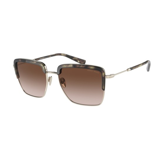 Metallic Womens Sunglasses Giorgio Armani Sunglasses Giorgio Armani Sunglasses in Pale Gold/Tortoise 
