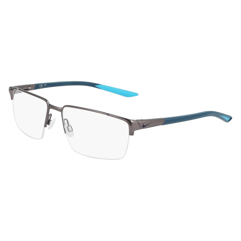 8054 - 074 Satin Gunmetal Matte Blue | Eyeglasses Man