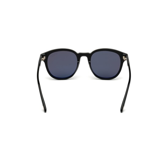 01D Sunglasses Tom Ford JAMESON FT 0752 Shiny Black/Grey Polarized