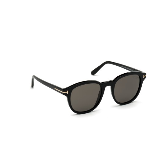 Sunglasses Tom Ford JAMESON FT 0752 Shiny Black/Grey Polarized 01D