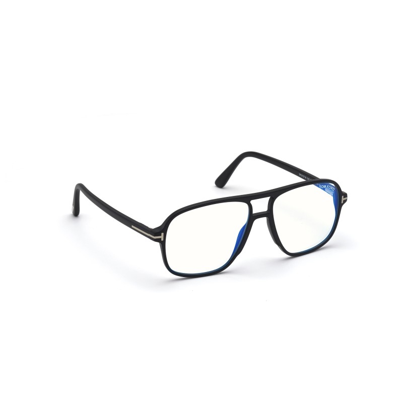 Tom Ford FT 5737-B - 002 Matte Black | Eyeglasses Man