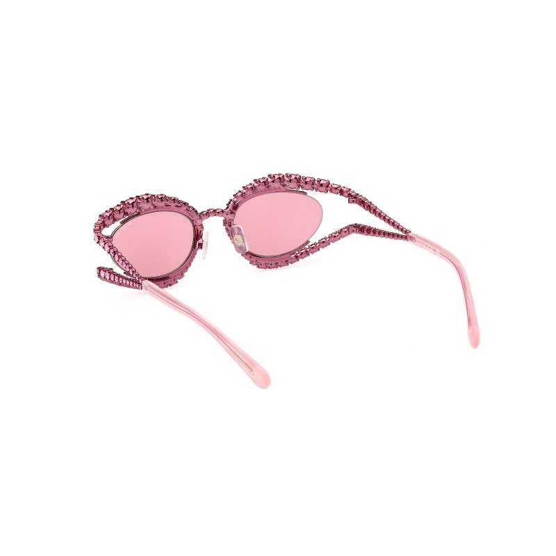  Sunglasses Swarovski SK 0387 72S Shiny Pink/Bordeaux :  Clothing, Shoes & Jewelry