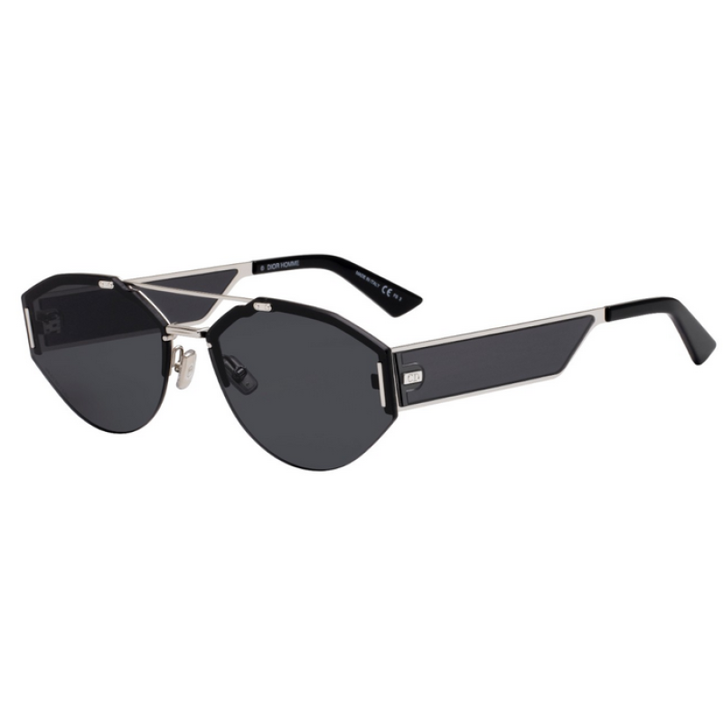 CHRISTIAN DIOR  DIOR0204S 011DC Palladium Metal Round Sunglasses Mirr   Luxe Hanger