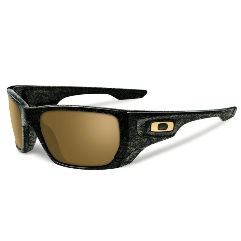 Oakley OO 9194 Style Switch 919405 Polished Black Gold Ghost Text