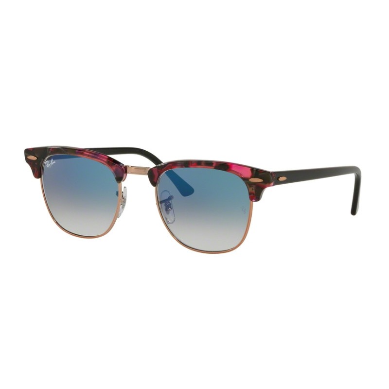 Ray-Ban RB 3016 Clubmaster 12573F Spotted Grey/violet