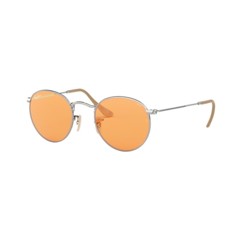 Ray-Ban RB 3447 Round Metal 9065V9 Silver