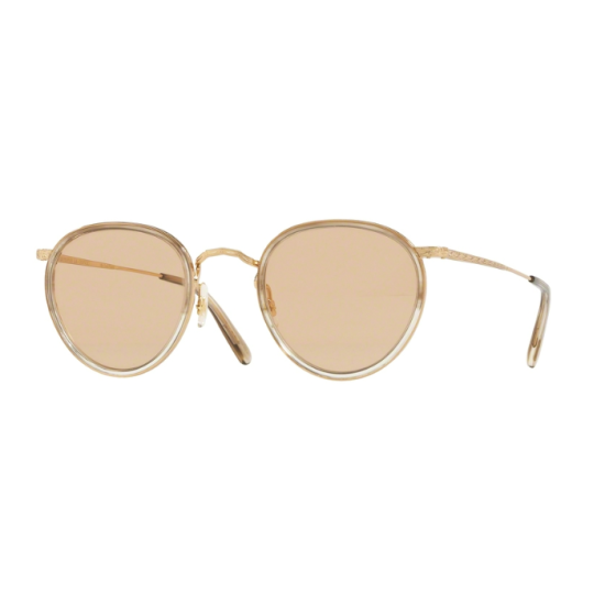 Oliver Peoples Ov 1104 Mp 2 5287 Military Vsb 18k Gold Plated