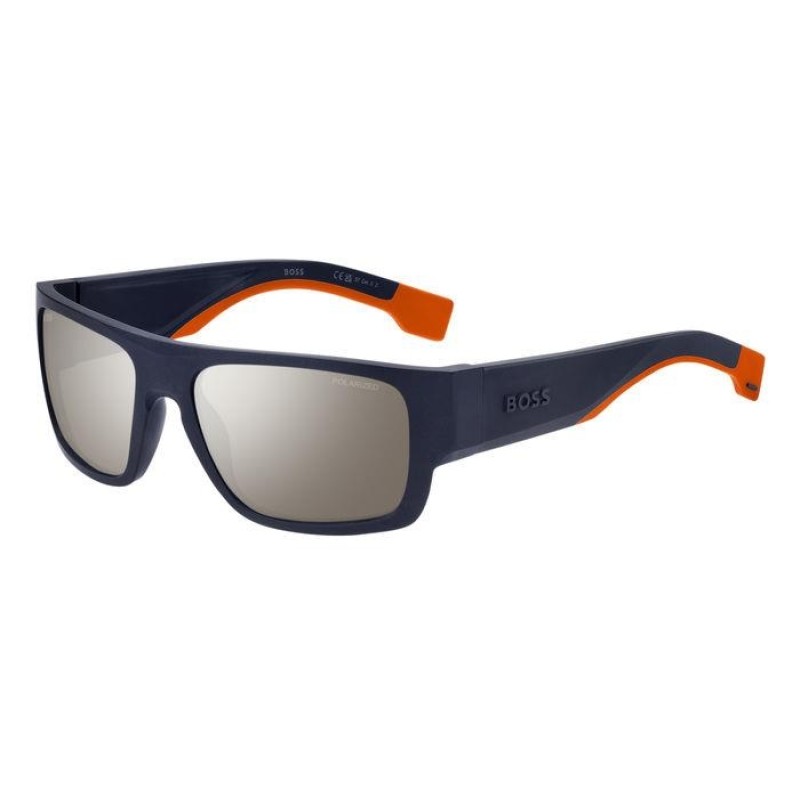 vækst Making spids Hugo Boss 1498/S - LOX ZV Matt Blue Orange | Sunglasses Man