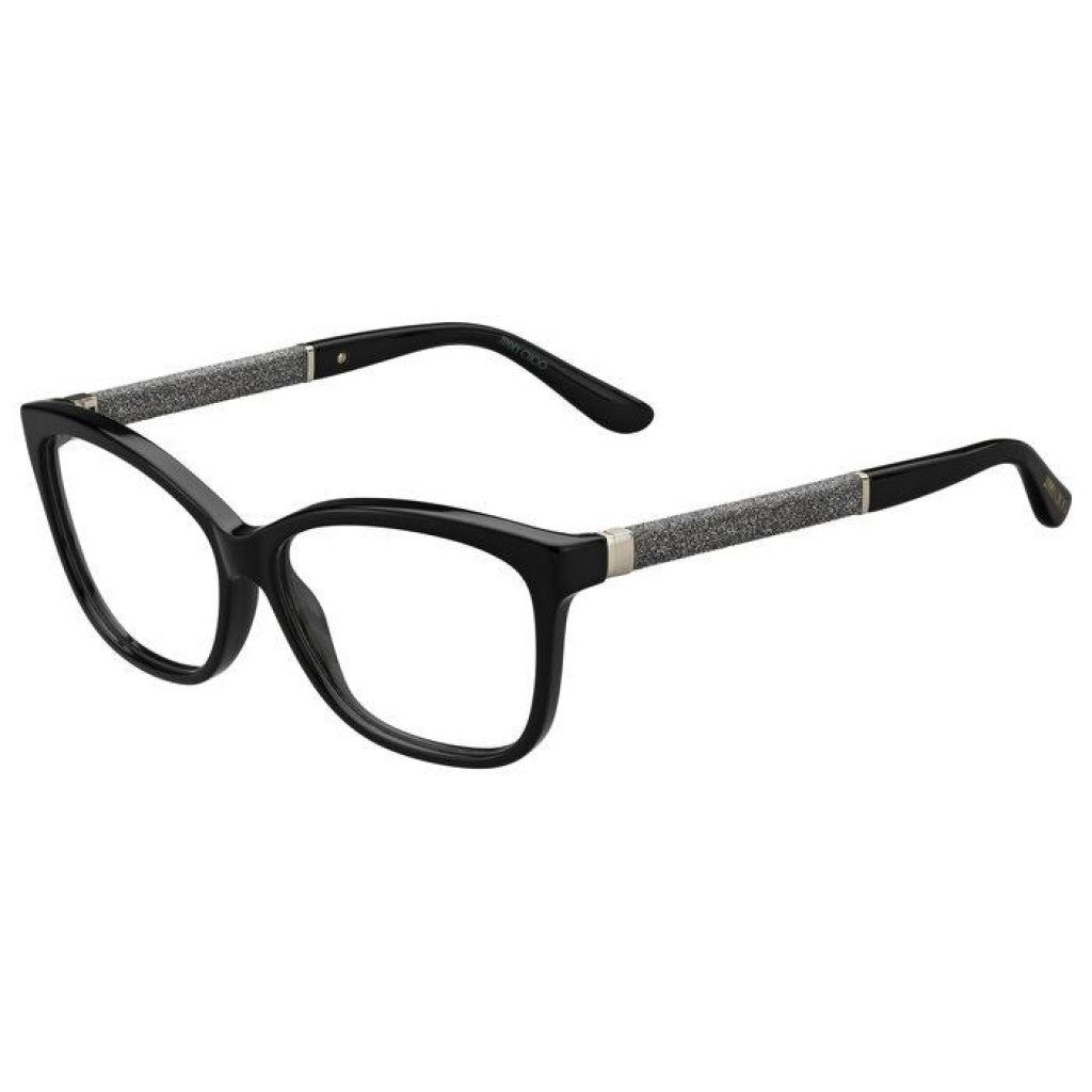 Jimmy Choo JC105 - P9X Black Glitter Black | Eyeglasses Woman