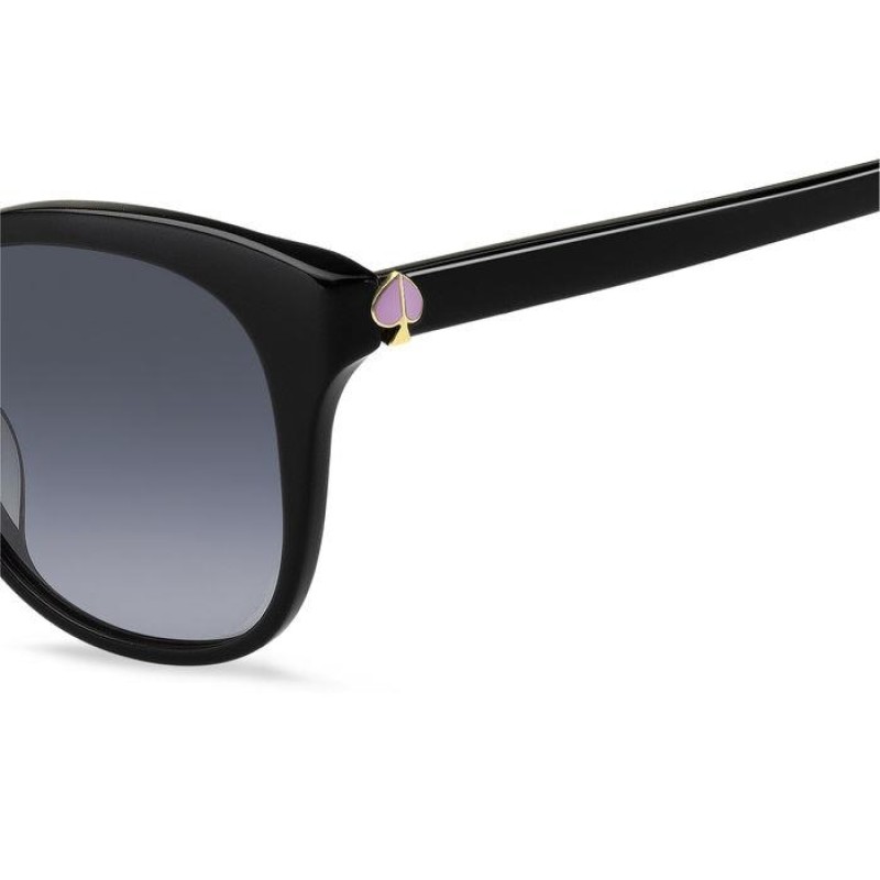 Kate Spade BIANKA/G/S - 7J2 9O Black Purple Flower Pattern | Sunglasses  Woman