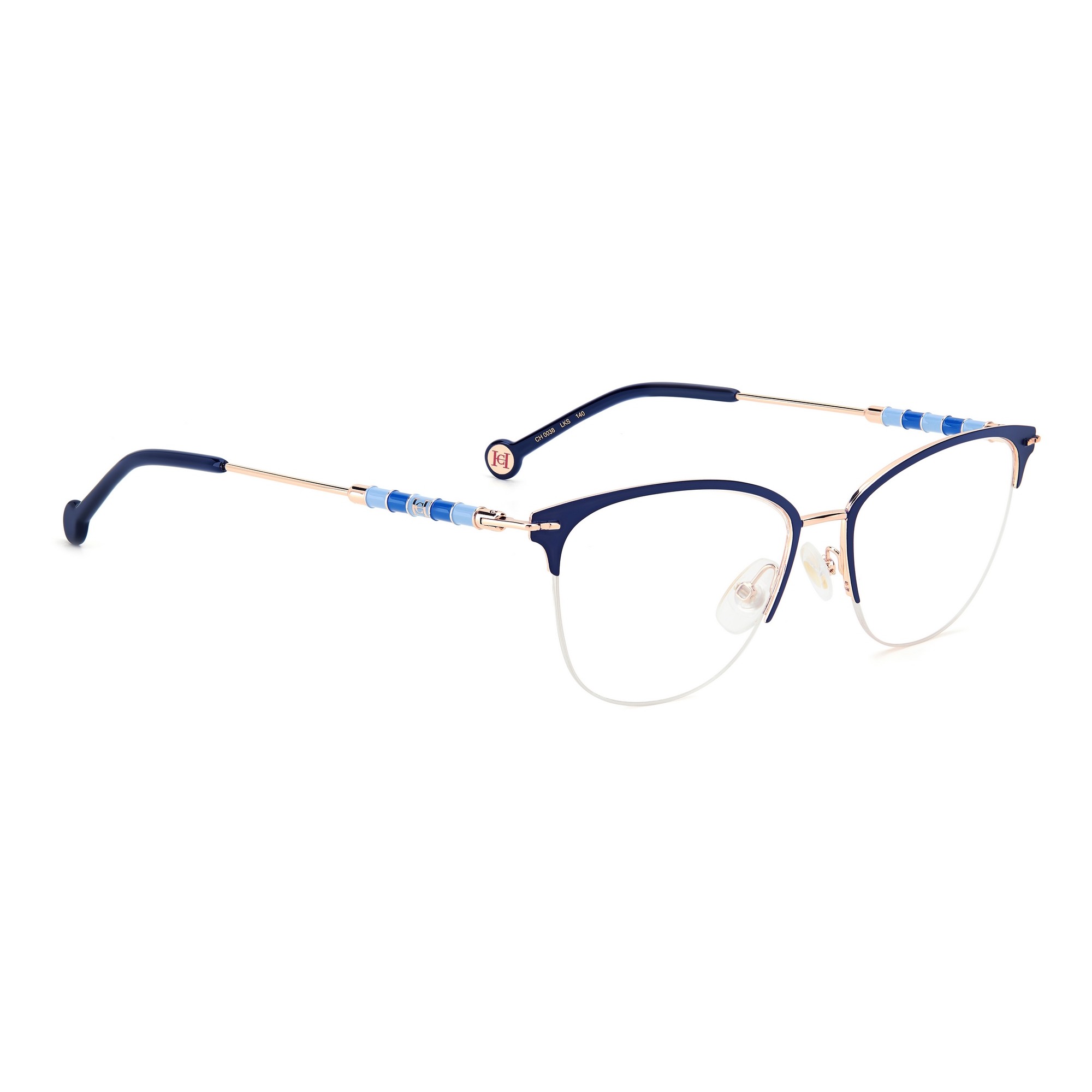 Carolina Herrera CH 0038 - LKS Gold Blue | Eyeglasses Woman