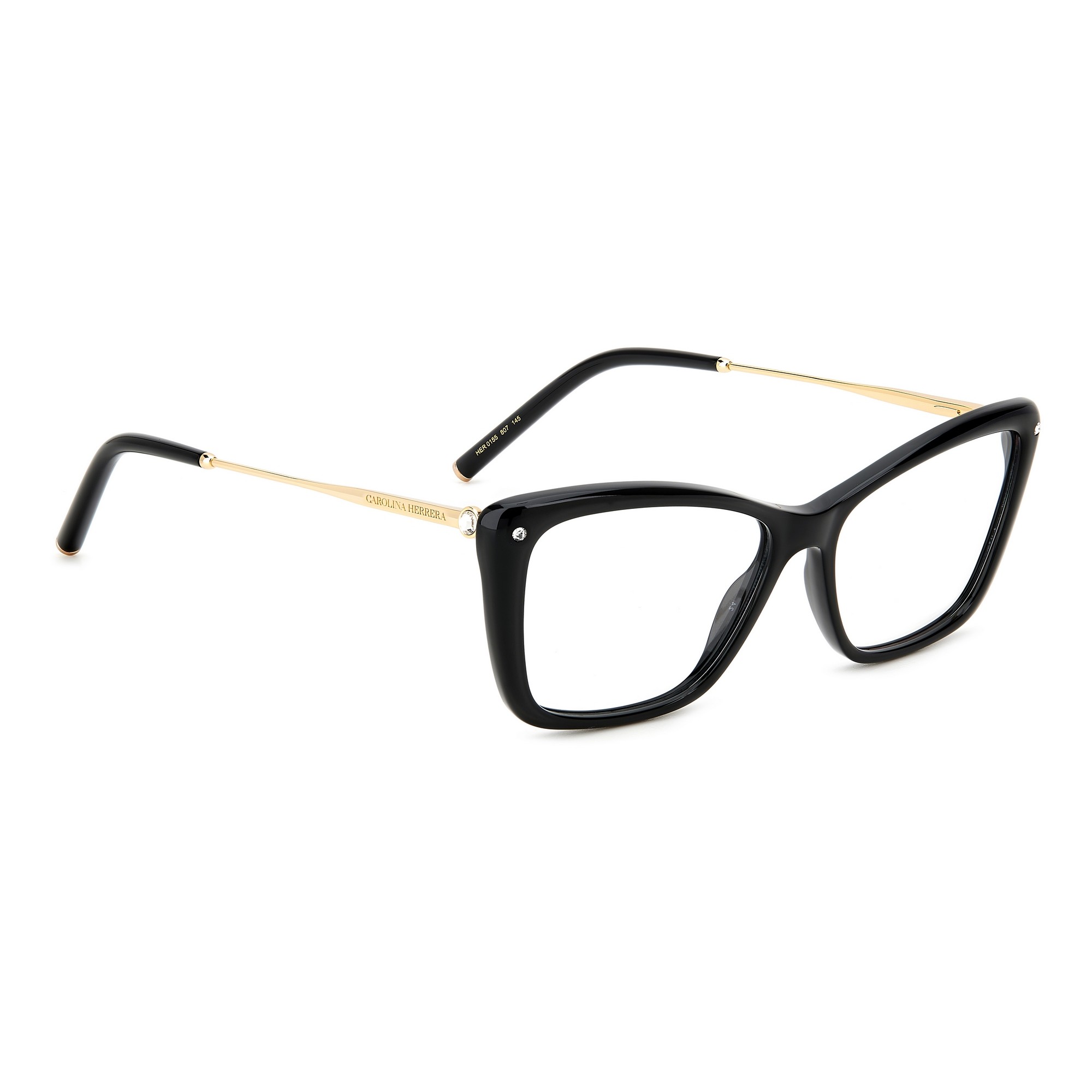 Carolina Herrera HER 0155 - 807 Black | Eyeglasses Woman