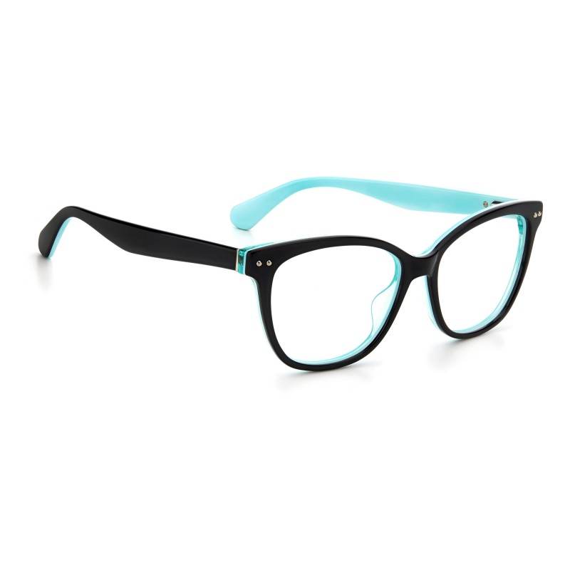 Kate Spade Adrie D51 Eyeglasses Women's Black/Blue Full Rim Square